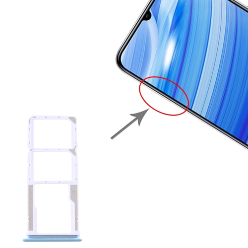 Sim Card Tray f�r Xiaomi Redmi 10X 4G Wei� Karten Halter Schlitten Holder Ersatzteil