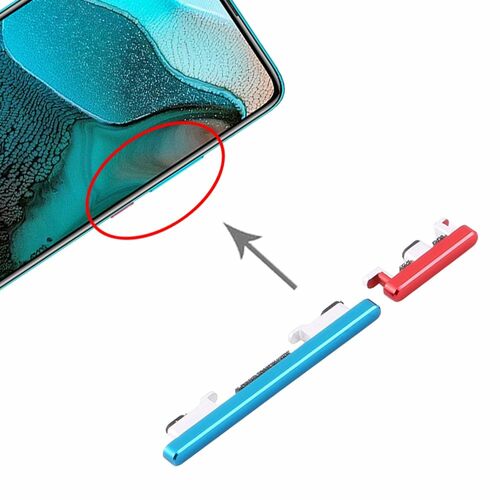 Power Volume Button f�r Xiaomi Redmi K30 Pro Gr�n Lautst�rke On Off Ersatzteil