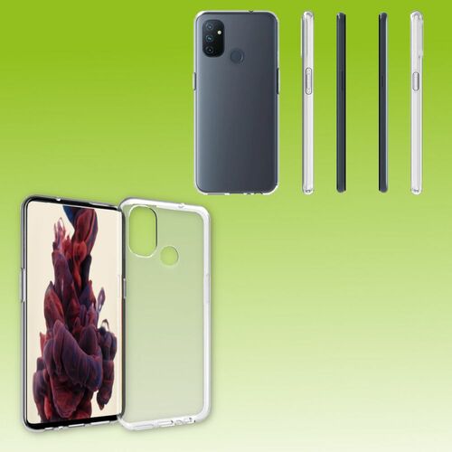 F�r OnePlus Nord N10 5G Silikoncase TPU Schutz Transparent Handy Tasche H�lle Cover Etui Zubeh�r Neu