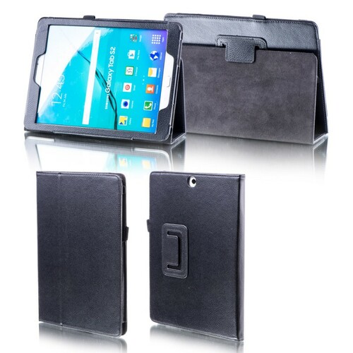 Aufstellbare Kunst-Leder Tasche f�r Tablet Etuis H�lle Cover Schutz Case Zubeh�r 