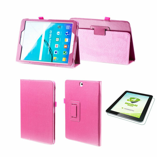 Aufstellbare Kunst-Leder Tasche f�r Tablet Etuis H�lle Cover Schutz Case Zubeh�r 