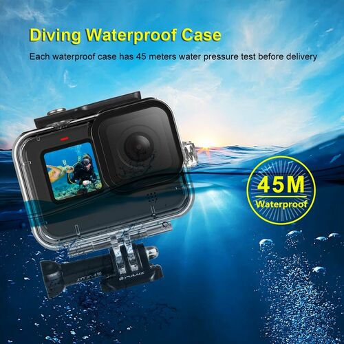Fr GoPro HERO 9 PULUZ Wasserdichte Schutz Hlle Abdeckung Case Cover NEU