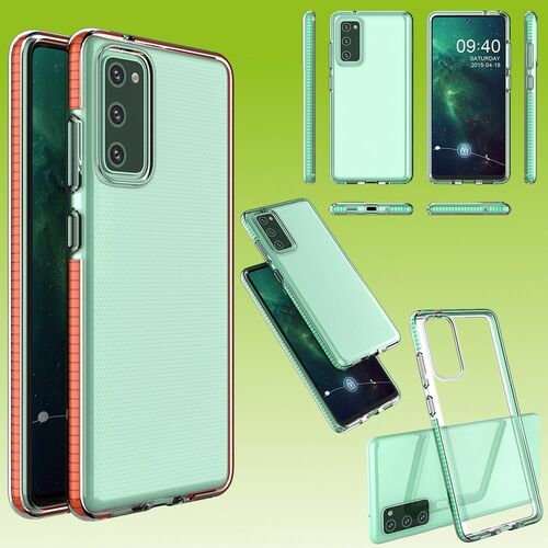 Color Frame TPU Silikon Case f�r Samsung Galaxy S20 FE G780F G781B Tasche H�lle Cover Etuis Schutz 
