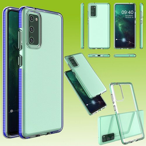 Color Frame TPU Silikon Case f�r Samsung Galaxy S20 FE G780F G781B Tasche H�lle Cover Etuis Schutz 