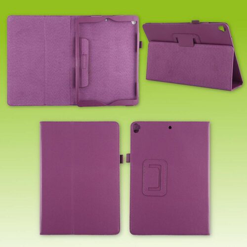 F�r Apple iPad 10.2 Zoll 2019 / 2020 / 2021 7. / 8. / 9. Generation Lila Kunst-Leder H�lle Cover Tasche Case Etuis Neu