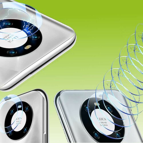 0,2 mm H9 2.5D Hart Glas R�ckseite Kamera Linse f�r Huawei Mate 40 Pro Folie Panzer