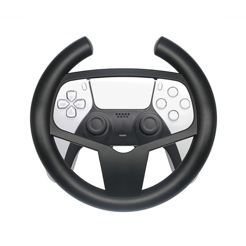 F�r Playstation 5 PS5 Controller Round Gaming Steering Wheel Schwarz Game 