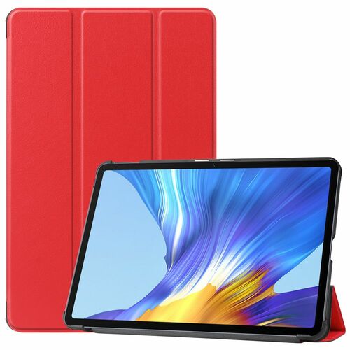 Fr Huawei MatePad 2020 10.4 Zoll Tablet Tasche 3 folt Wake UP Smart Cover Etuis Rot 