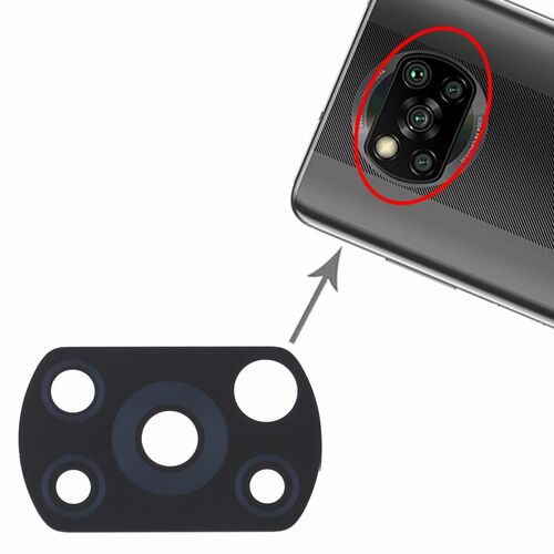 Xiaomi Poco X3 / X3 NFC Back Cam R�ckseite Kamera Lens Ersatzteil
