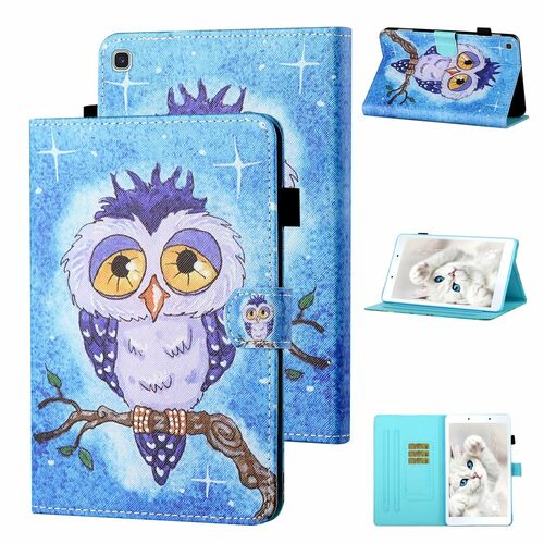 F�r Samsung Galaxy Tab A 8.0 2019 T290 T295 Motiv 8 Tablet Tasche Kunst Leder H�lle Etuis