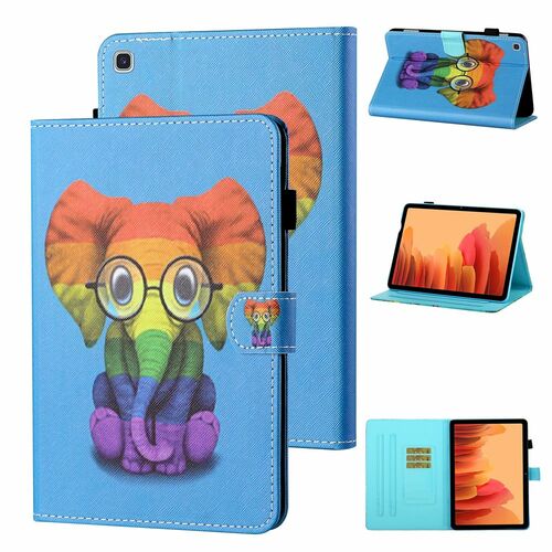 F�r Samsung Galaxy Tab A7 T500 / T505 2020 Motiv 82 Tablet Tasche Kunst Leder H�lle Etuis