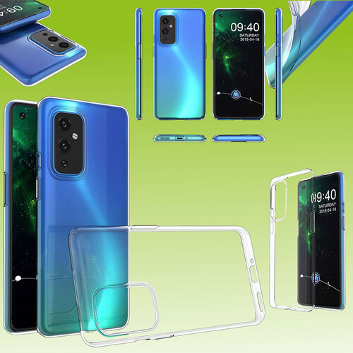 F�r OnePlus 9 Silikoncase TPU Schutz Transparent Handy Tasche H�lle Cover Etui Zubeh�r Neu