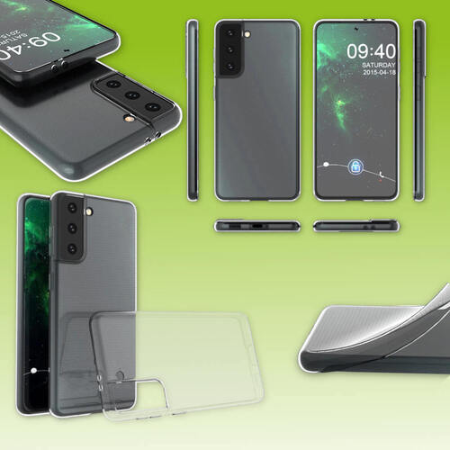 F�r Samsung Galaxy S21 Plus G996B Silikoncase TPU Schutz Transparent Handy Tasche H�lle Cover Etui Zubeh�r Neu