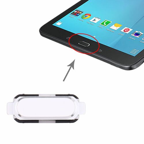 Home Key f�r Samsung Galaxy Tab E 9.6 T560/T561/T567 Wei� Ersatzteil