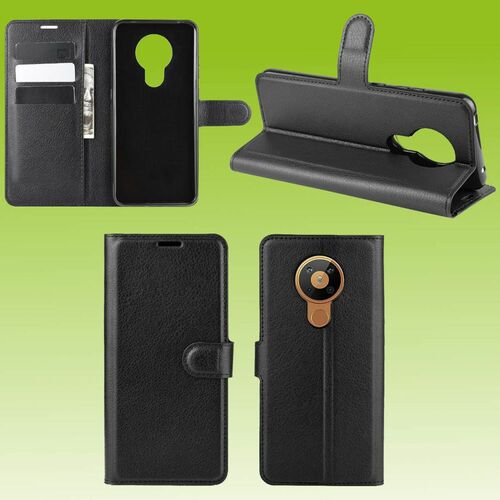 F�r Nokia 3.4 Handy Tasche Wallet Premium Schwarz Schutz H�lle Case Cover Etuis Neu Zubeh�r