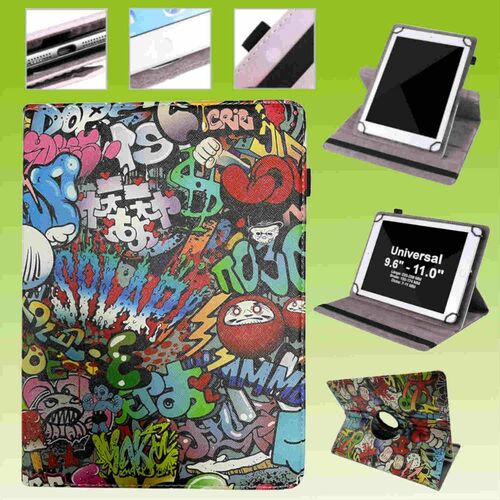 F�r Samsung Tablet Motiv Muster 360 Grad Rotation Tasche Kunst-Leder H�lle Etuis Cover Schutz Case Zubeh�r 