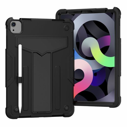 F�r Apple iPad Air 10.9 2020/ Air 2022 aufstellbare Tablet Schutzh�lle Cover Schwarz