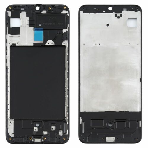 Front Housing LCD Rahmen f�r Samsung Galaxy A70 Schwarz Bezel Ersatz