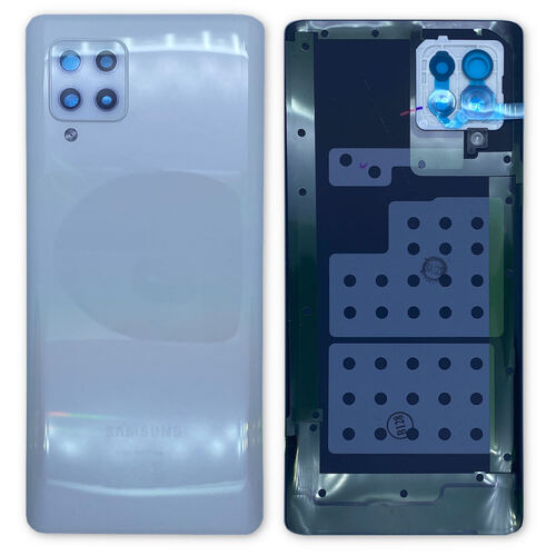 Samsung Akku Batterie Deckel Galaxy A42 5G GH82-24378B Prism Dot White