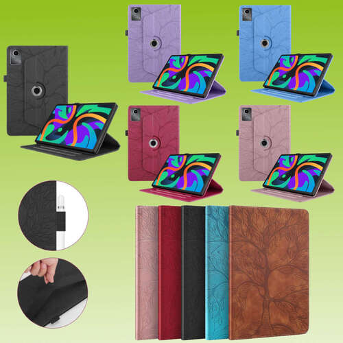 F�r Tablet Baum Muster Tasche Kunst-Leder H�lle Etuis Cover Schutz Case Zubeh�r