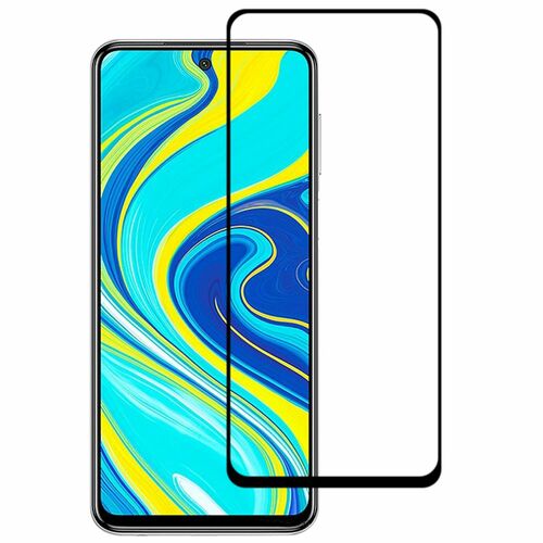 F�r Xiaomi Redmi Note 9T 5G 3D Premium 0,3 mm H9 Hart Glas Schwarz Folie Schutz H�lle Neu