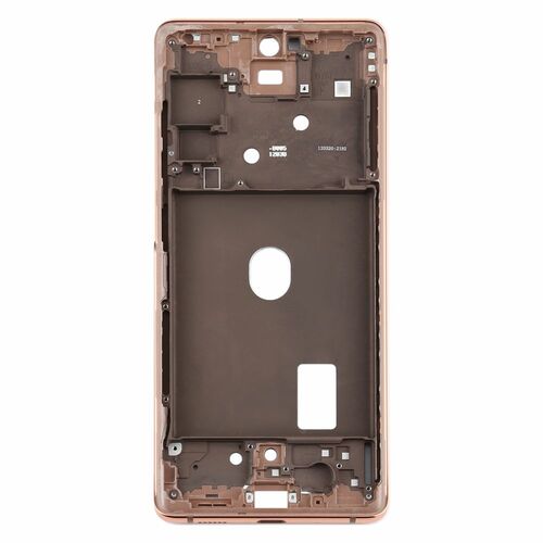 Mittelrahmen Bezel f�r Samsung Galaxy S20 FE Gold Middle Frame Ersatz