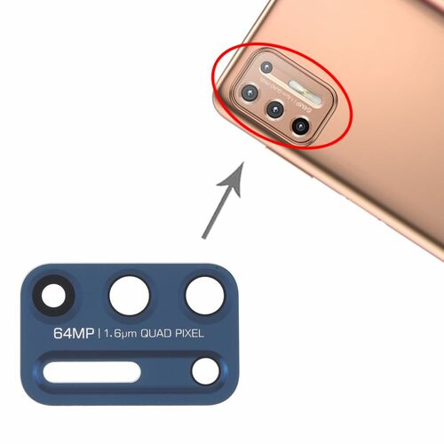 F�r Motorola Moto G9 Plus Ersatzteil Kamera Linse Blau Cam Lens Reparatur Austausch Kleber