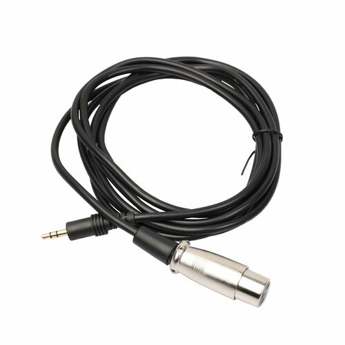 Mikrofon Audio Cord Kabel 3m 3.5mm Recording Aufnahme Podcast Zubeh�r