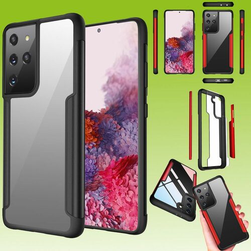 Fr Samsung Galaxy S21 Ultra Hybrid Case Iron Man Schwarz Handy Tasche Hlle Cover Schutz