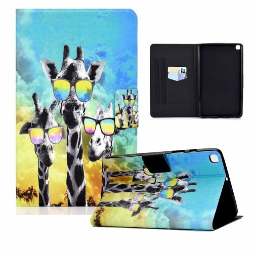 F�r Samsung Galaxy Tab A7 T500 / T505 2020 Motiv 84 Tablet Tasche Kunst Leder H�lle Etuis