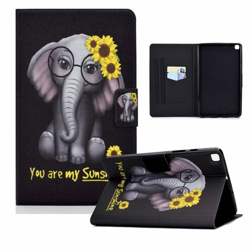 Fr Samsung Galaxy Tab A 8.0 2019 T290 T295 Motiv 17 Tablet Tasche Kunst Leder Hlle Etuis