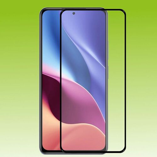 F�r Xiaomi Poco F3 / F3 Pro 2x 3D Premium 0,3 mm H9 Hart Glas Schwarz Folie Schutz H�lle Neu