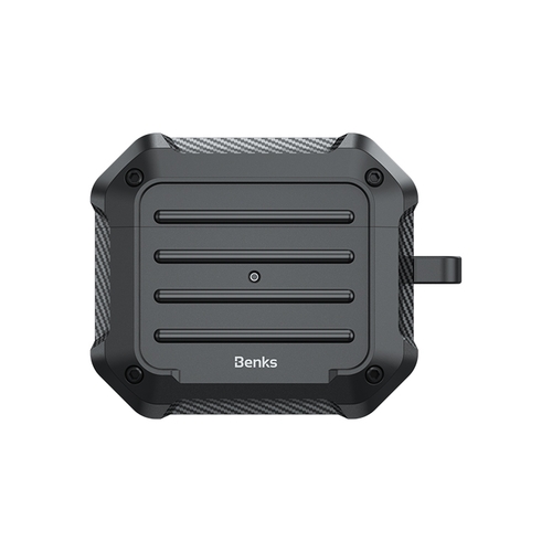 Benks Shockproof Apple Airpods Pro Cover Schwarz Schutzh�lle Tasche Case Etui Halter