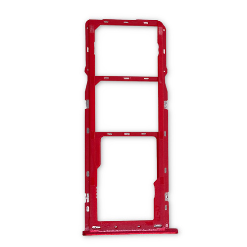 Sim Karten Halter fr Samsung Galaxy A20s Rot Micro SD Tray Ersatzteil