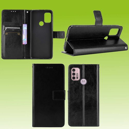 Fr Motorola Moto G50 Handy Tasche Wallet Premium Schwarz Schutz Hlle Case Cover Etuis Neu Zubehr