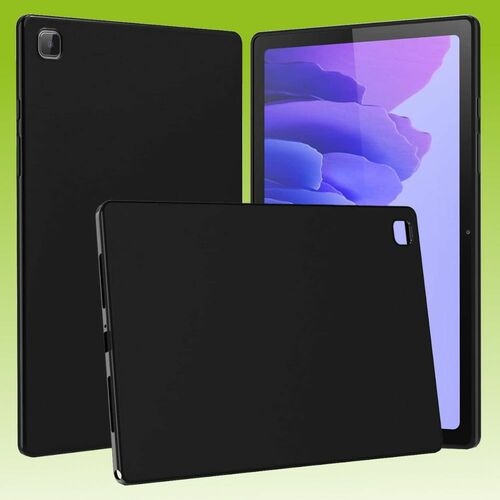 F�r Samsung Galaxy Tab A7 Lite 2021 8.7 Zoll Schwarz Tablet Tasche H�lle Case TPU Silikon d�nn