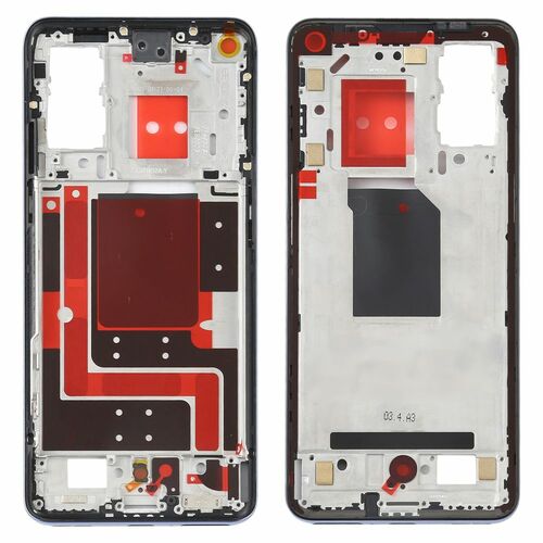 Geh�use Rahmen Mittelrahmen kompatibel f�r OnePlus 9 Lila Front Housing Deckel