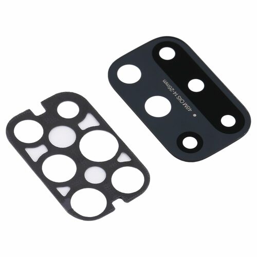 F�r OnePlus 8T Kamera Glas Abdeckung Linse Schwarz Ersatzteil Reparatur