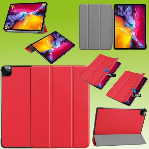 Premium Smart Cover Rot Tasche Etuis H�lle f�r Apple iPad Air 11 2024 / Pro 11.0 2021/ 2022 Case Neu