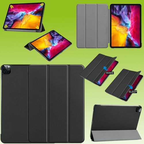 Premium Smart Cover Schwarz Tasche Etuis H�lle f�r Apple iPad Air 11 2024 / Pro 11.0 2021/ 2022 Case