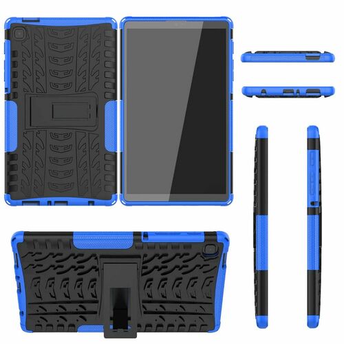 F�r Samsung Galaxy Tab A7 Lite 2021 8.7 Hybrid Outdoor Schutzh�lle Case Blau Tasche Cover Etuis