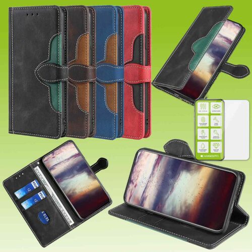 F�r Smartphones Handy Tasche Etuis Design Book Cover Schutz Case H�lle Zubeh�r Wallet