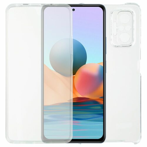 F�r Xiaomi Redmi Note 10 Pro PU / TPU Handy Tasche Transparent beidseitig H�lle