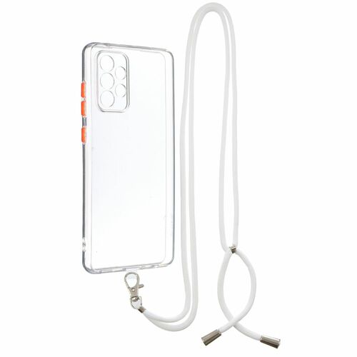 F�r Samsung Galaxy A72 5G / 4G Silikoncase TPU Schutz Transparent Handy Tasche H�lle Cover Etui Zubeh�r Neu + Halte Schlaufe