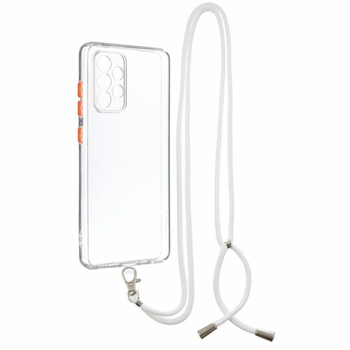 F�r Samsung Galaxy A52 5G / 4G / A52s 5G Silikoncase TPU Schutz Transparent Handy Tasche H�lle Cover Etui Zubeh�r Neu + Halte Schlaufe