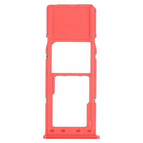Sim Karten Halter f�r Samsung Galaxy A12 Rot Card Tray Micro SD Ersatz