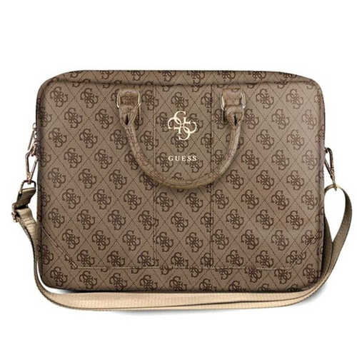 Guess Universal Handtasche fr Tablets Braun Kunstleder Uptown Collection