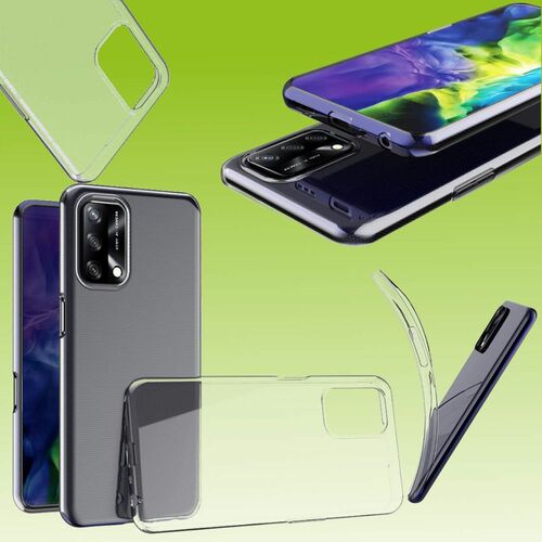F�r Oppo A54 5G / A74 5G Silikoncase TPU Schutz Transparent Handy Tasche H�lle Cover Etui Zubeh�r Neu