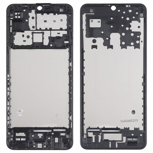 F�r Samsung Galaxy M12 Front Housing LCD Bezel Rahmen Ersatz Schwarz 