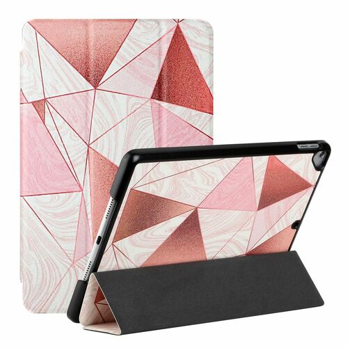 F�r Apple iPad Pro 10.5 2017 / Air 10.5 2019 / 10.2 2019 / 10.2 2020 3folt Wake UP Smart Cover Etuis H�lle Case Schutz Motiv 2